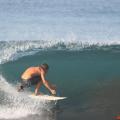 Playa Hermosa in the barrel